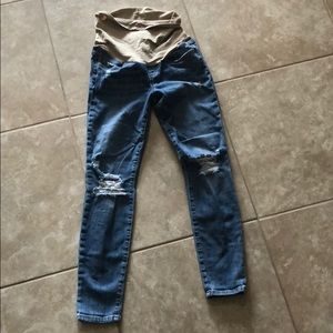 Joes Jeans maternity - deconstructed skinny jeans